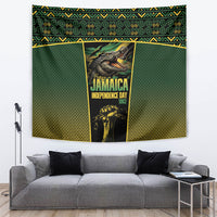 Jamaica Independence Day Tapestry Crocodile Broken Chain Freedom