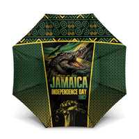 Jamaica Independence Day Umbrella Crocodile Broken Chain Freedom