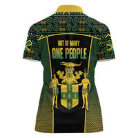 Jamaica Independence Day Women Polo Shirt Crocodile Broken Chain Freedom