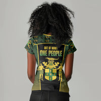 Jamaica Independence Day Women V-Neck T-Shirt Crocodile Broken Chain Freedom