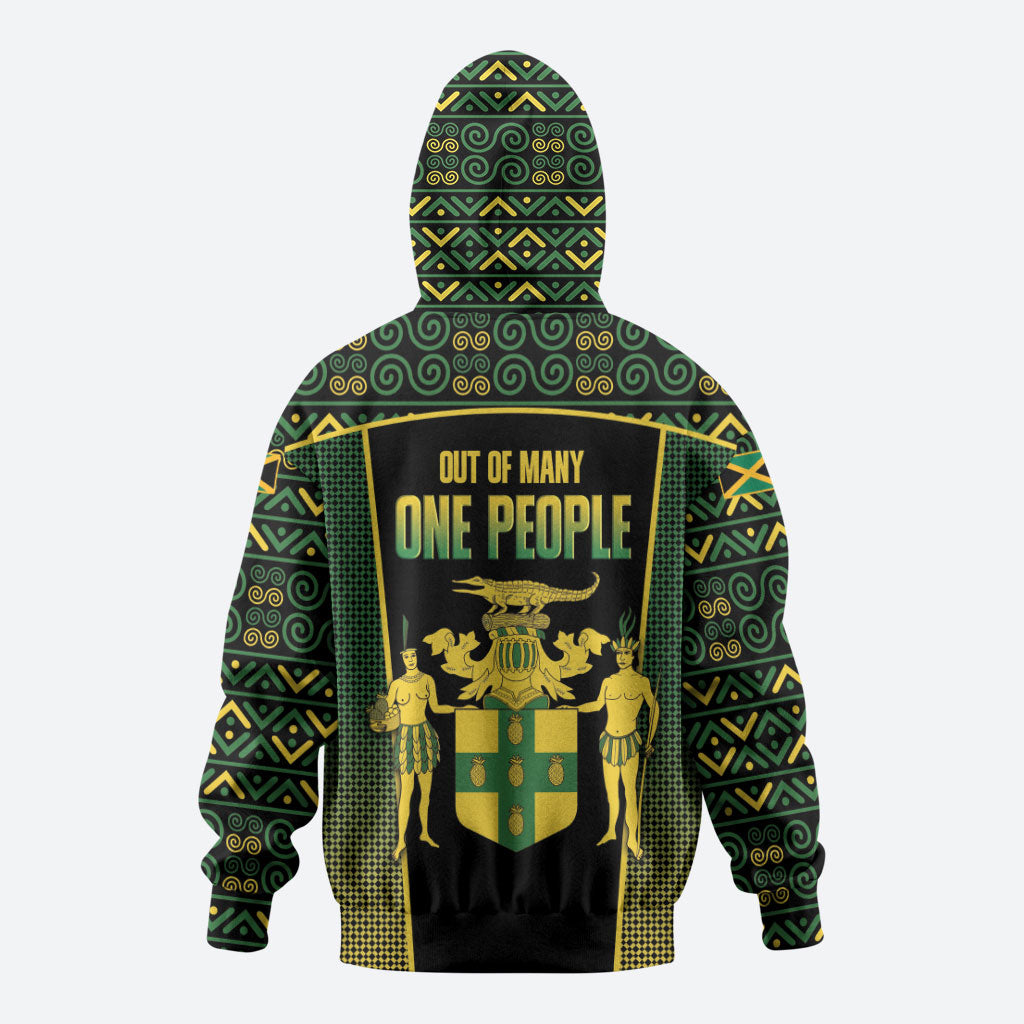 Jamaica Independence Day Zip Hoodie Crocodile Broken Chain Freedom