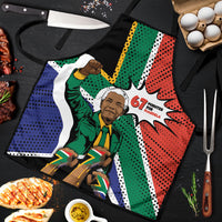 Nelson Mandela Birthday Apron 67 Minutes South Africa Flag Comic
