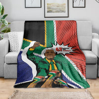 Nelson Mandela Birthday Blanket 67 Minutes South Africa Flag Comic