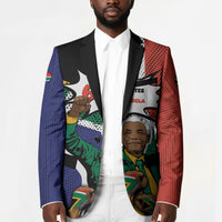 Nelson Mandela Birthday Blazer 67 Minutes South Africa Flag Comic