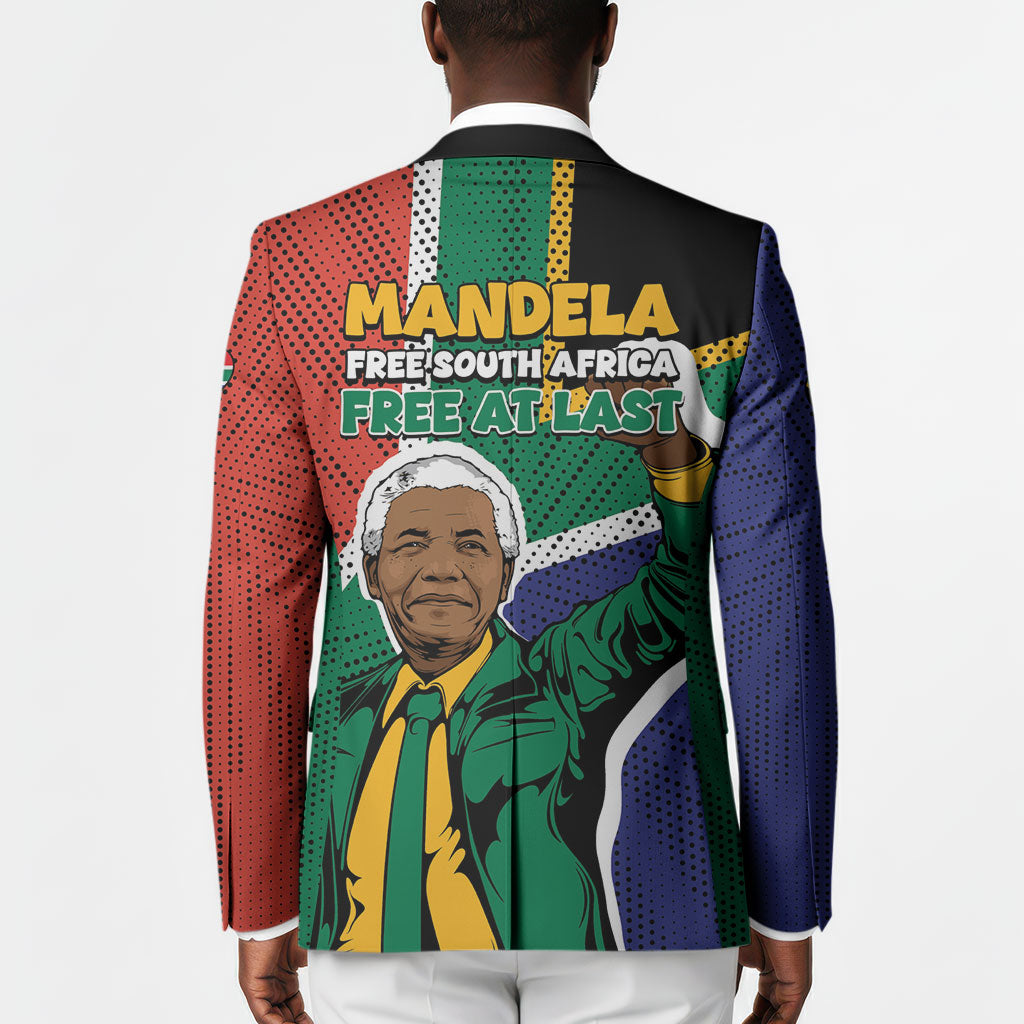 Nelson Mandela Birthday Blazer 67 Minutes South Africa Flag Comic
