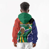 Nelson Mandela Birthday Kid Hoodie 67 Minutes South Africa Flag Comic