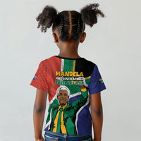 Nelson Mandela Birthday Kid T shirt 67 Minutes South Africa Flag Comic