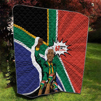 Nelson Mandela Birthday Quilt 67 Minutes South Africa Flag Comic