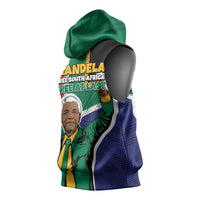 Nelson Mandela Birthday Sleeveless Hoodie 67 Minutes South Africa Flag Comic