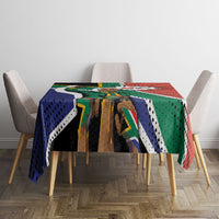 Nelson Mandela Birthday Tablecloth 67 Minutes South Africa Flag Comic