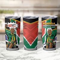 Nelson Mandela Birthday Tumbler Cup 67 Minutes South Africa Flag Comic
