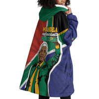Nelson Mandela Birthday Wearable Blanket Hoodie 67 Minutes South Africa Flag Comic