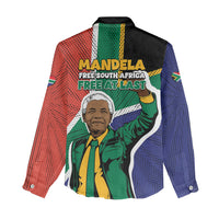 Nelson Mandela Birthday Women Casual Shirt 67 Minutes South Africa Flag Comic