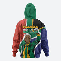 Nelson Mandela Birthday Zip Hoodie 67 Minutes South Africa Flag Comic