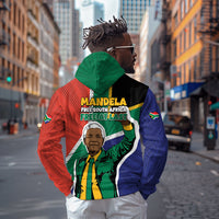 Nelson Mandela Birthday Zip Hoodie 67 Minutes South Africa Flag Comic