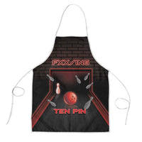 Bowling Apron Ten Pin Neon Style - Wonder Print Shop
