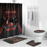 Bowling Bathroom Set Ten Pin Neon Style - Wonder Print Shop