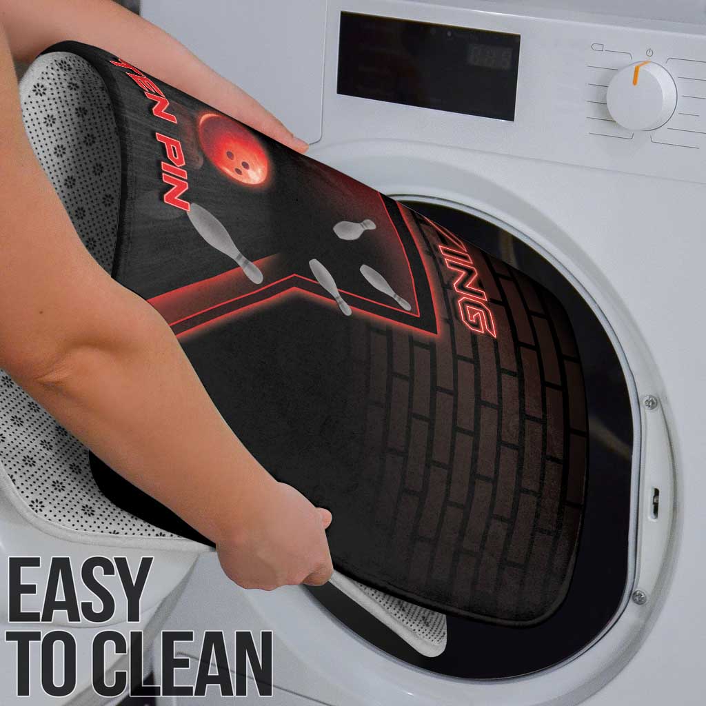 Bowling Bathroom Set Ten Pin Neon Style - Wonder Print Shop