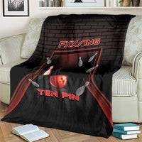 Bowling Blanket Ten Pin Neon Style - Wonder Print Shop