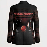 Personalized Bowling Blazer Ten Pin Neon Style - Wonder Print Shop