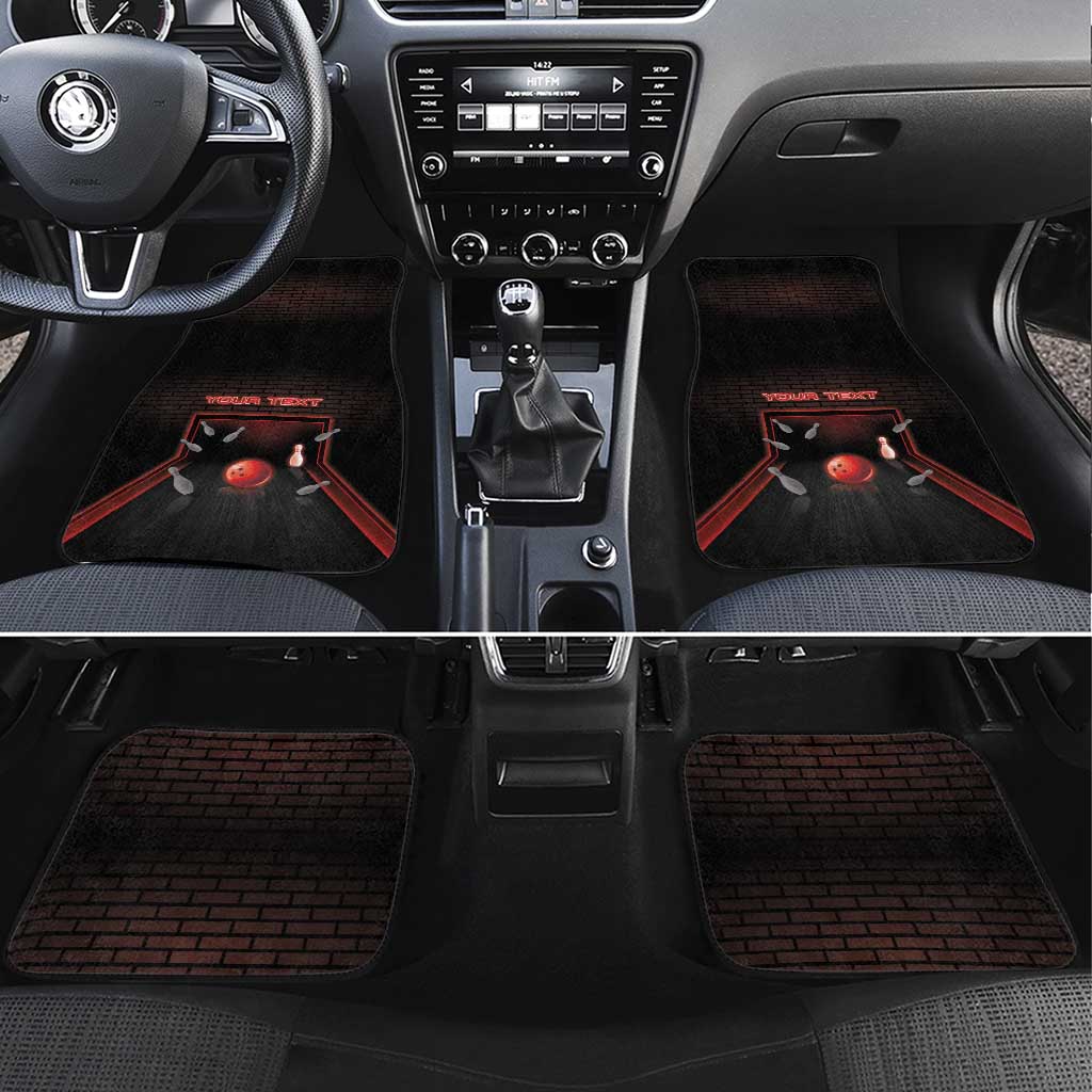 Bowling Car Mats Ten Pin Neon Style - Wonder Print Shop