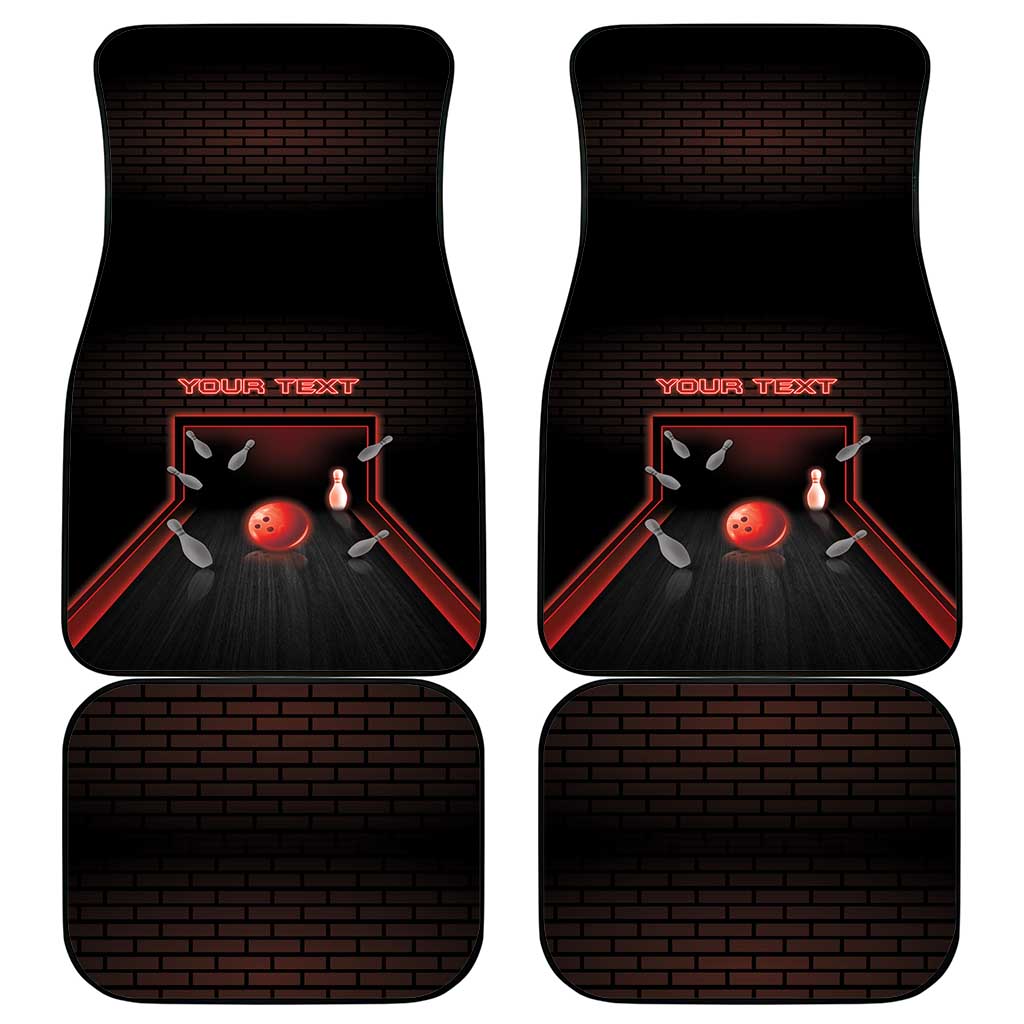 Bowling Car Mats Ten Pin Neon Style - Wonder Print Shop