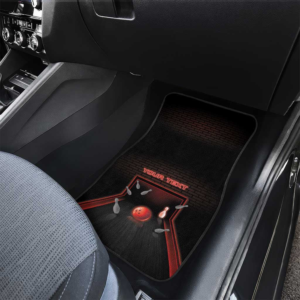Bowling Car Mats Ten Pin Neon Style - Wonder Print Shop