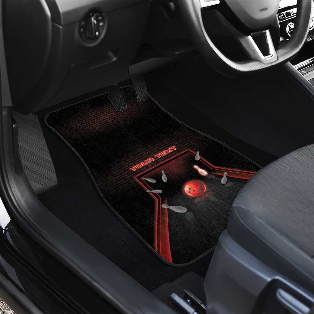 Bowling Car Mats Ten Pin Neon Style - Wonder Print Shop