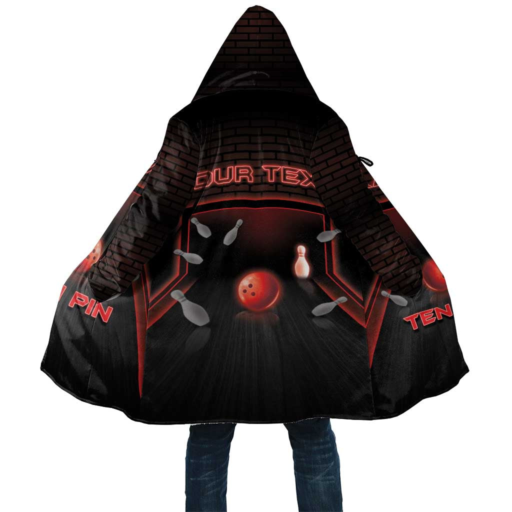 Personalized Bowling Cloak Ten Pin Neon Style - Wonder Print Shop