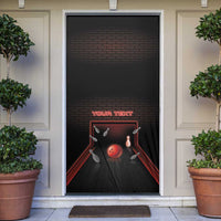 Personalized Bowling Door Cover Ten Pin Neon Style - Wonder Print Shop