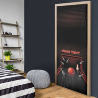 Personalized Bowling Door Cover Ten Pin Neon Style - Wonder Print Shop