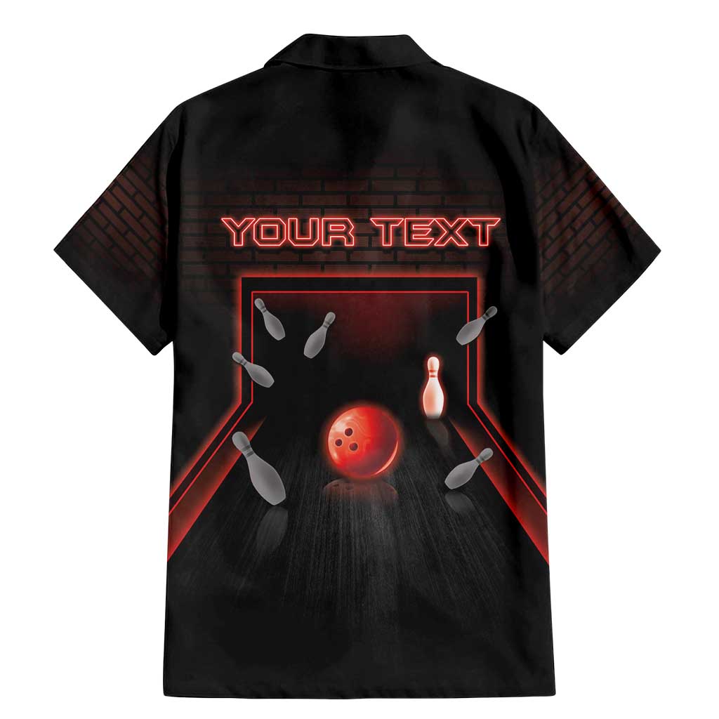 Personalized Bowling Family Matching Mermaid Dress and Hawaiian Shirt Ten Pin Neon Style - Wonder Print Shop