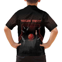 Personalized Bowling Family Matching Off Shoulder Maxi Dress and Hawaiian Shirt Ten Pin Neon Style - Wonder Print Shop