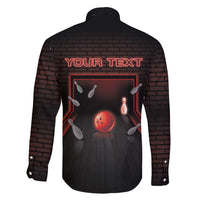 Personalized Bowling Family Matching Short Sleeve Bodycon Dress and Hawaiian Shirt Ten Pin Neon Style - Wonder Print Shop