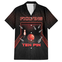 Personalized Bowling Hawaiian Shirt Ten Pin Neon Style - Wonder Print Shop