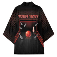 Personalized Bowling Kimono Ten Pin Neon Style - Wonder Print Shop