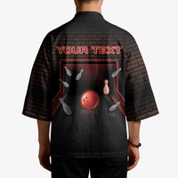 Personalized Bowling Kimono Ten Pin Neon Style - Wonder Print Shop