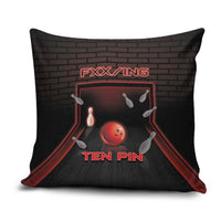 Bowling Pillow Cover Ten Pin Neon Style - Wonder Print Shop