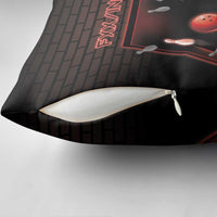 Bowling Pillow Cover Ten Pin Neon Style - Wonder Print Shop