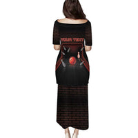 Personalized Bowling Puletasi Ten Pin Neon Style - Wonder Print Shop