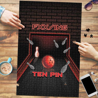 Bowling Puzzle Ten Pin Neon Style - Wonder Print Shop