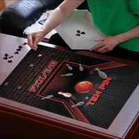 Bowling Puzzle Ten Pin Neon Style - Wonder Print Shop