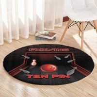 Bowling Round Carpet Ten Pin Neon Style - Wonder Print Shop