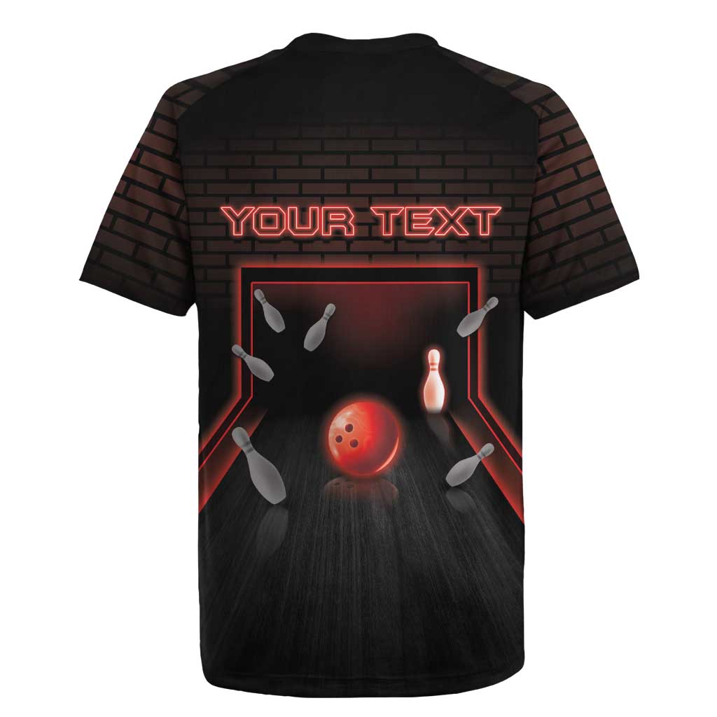 Personalized Bowling Rugby Jersey Ten Pin Neon Style - Wonder Print Shop