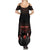 Personalized Bowling Summer Maxi Dress Ten Pin Neon Style - Wonder Print Shop