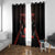 Bowling Window Curtain Ten Pin Neon Style - Wonder Print Shop