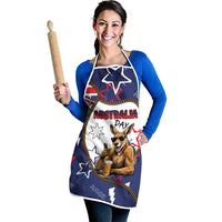 Australia Flag Day Apron Cool Kangaroo Beer Aussie Aussie Oi Oi