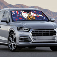 Australia Flag Day Auto Sun Shade Cool Kangaroo Beer Aussie Aussie Oi Oi