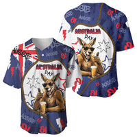 Australia Flag Day Baseball Jersey Cool Kangaroo Beer Aussie Aussie Oi Oi