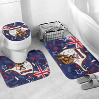 Australia Flag Day Bathroom Set Cool Kangaroo Beer Aussie Aussie Oi Oi